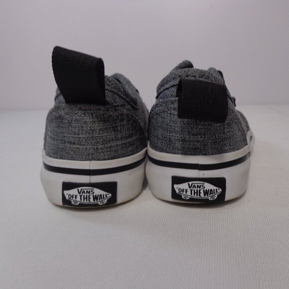Vans Atwood Kids Low Slip On Shoes‎ Gray Chambray Toddler Boy's Size 5 - Picture 6 of 7
